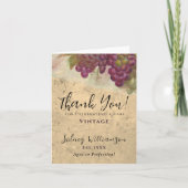 Elegante verjaardag gepersonaliseerde dank u bedankkaart (Voorkant)