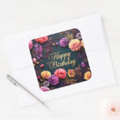 Elegante verjaardag sticker (Envelop)