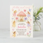 Elegante verjaardag uitnodiging (Staand voorkant)