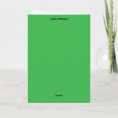Elegante VERJAARDAGSCADEAUKAART Kaart (Achterkant)