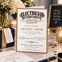Elegante verjaardagsfeest voor elektricien ter ere