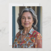 Elegante verrassing 60e verjaardag digitaal of pap kaart (Achterkant)