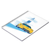 ELEGANTE VETTE AUTO KUNST NOTITIEBOEK (Linkerzijde)