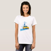 ELEGANTE VETTE AUTO KUNST T-SHIRT (Voorkant volledig)