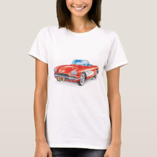 ELEGANTE VETTE AUTO KUNST T-SHIRT