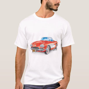 ELEGANTE VETTE AUTO KUNST T-SHIRT