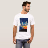 ELEGANTE VETTE AUTO KUNST T-SHIRT (Voorkant volledig)