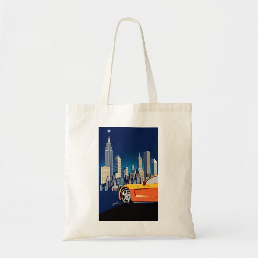 ELEGANTE VETTE AUTO KUNST TOTE BAG (Voorkant)