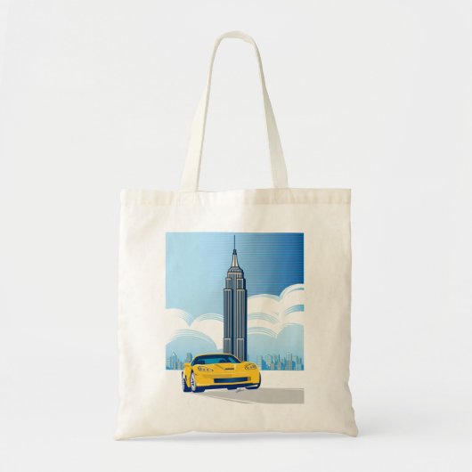 ELEGANTE VETTE AUTO KUNST TOTE BAG (Voorkant)