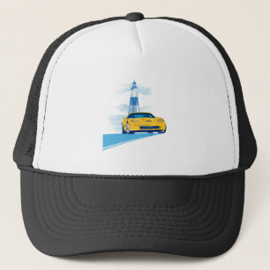 ELEGANTE VETTE AUTO KUNST TRUCKER PET