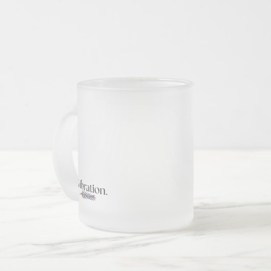 Élégante vibe Mug (Devant gauche)