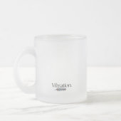 Élégante vibe Mug (Gauche)