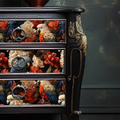 Elegante Victoriaans Boho Oerwoud papegaaien Tissuepapier