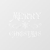 Elegante, , Victoriaans kerst Raamsticker (Vel)