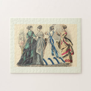 Elegante victoriaanse dames legpuzzel
