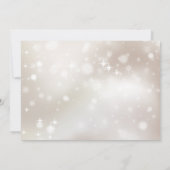 Elegante viering van het leven met fotobegrafenis kaart (Achterkant)