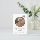 Elegante viering van het levensgebed Kaarten Visitekaartje (Staand voorkant)