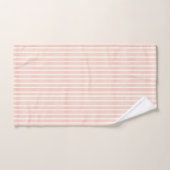 Élégante vigne Rose et rayure (Serviette à main)