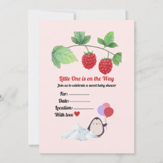 Elegante Vintage Baby Shower Uitnodigingskaart – M Kaart