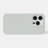 Elegante vintage blauwe klokjes en gedempte turkoo iPhone hoesje (Achterkant horizontaal)