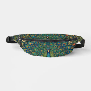 Elegante vintage boheemse pauw ontwerp heuptasje