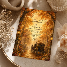 Elegante Vintage Herenfst Huwelijk