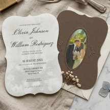 Elegante Vintage-olie-schildering Trouw