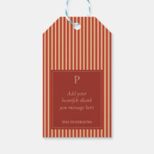 Elegante Vintage Rode Strepen Kerst Familie Feest
