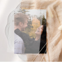 Elegante Vintage Taupe Sepia Roos Save the Date