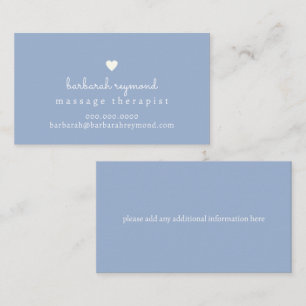 Elegante Visitekaartjes voor massagetherapeut