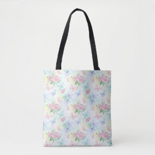 Elegante Vlinder Naadloos Print Draagtas