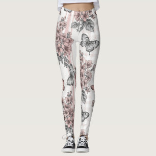 Elegante Vlinderbloesem (1) Leggings