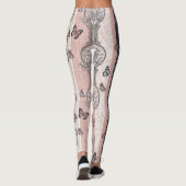 Elegante Vlinderbloesem (5) Leggings (Achterkant)
