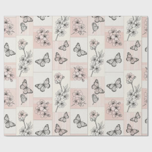 Elegante Vlinderbloesem (8) Cadeaupapier