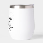 "Elegante vlinderwaterfles** (Links)