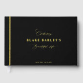 Élégante vraie huile, Black Funeral / Célébration  (Recto)