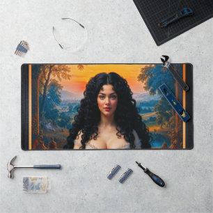 Elegante vrouw in meditatieve harmonie door Xzendo Bureaumat