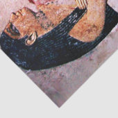 ELEGANTE VROUW, MODE EN ZWARE ZWARE ZWARE EGYPTE TISSUEPAPIER (Detail)