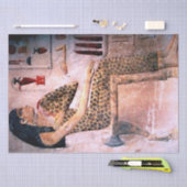 ELEGANTE VROUW, MODE EN ZWARE ZWARE ZWARE EGYPTE TISSUEPAPIER (Craft)