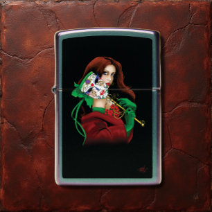 Elegante Vrouw Venetiaans Masker Rood Groen