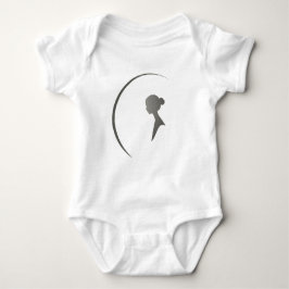Elegante Vrouwelijke Silhouet Minimalistische Halv Romper