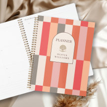 Elegante vrouwelijke strepenpatroon gepersonalisee