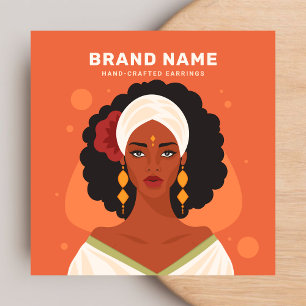 Elegante Vrouwen Designer Sieraden Oorbellen Houde Vierkante Visitekaartjes