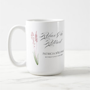 Elegante Vrouwen Pastel Wildflower Retirement Part Koffiemok