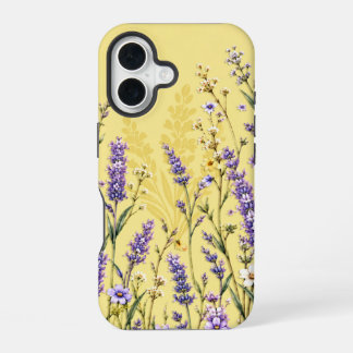 Elegante warme oranje madeliefjesbloemen iPhone 16 hoesje