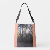 Elegante, Waterval & Zonlicht Scènes, Canvas tas (Achterkant)