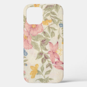 Elegante waterverf aangepaste bloemfotos iPhone 12 hoesje