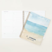 Elegante Waterverf Abstract gepersonaliseerd Planner (Display)