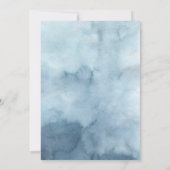 Elegante Waterverf Beach Wedding Crest Kaart (Achterkant)