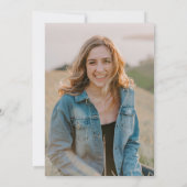 Elegante Waterverf Black Bow 21e verjaardagsfeest Kaart (Achterkant)